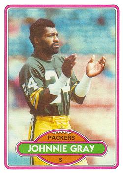 1980 Topps #163 Johnnie Gray Front
