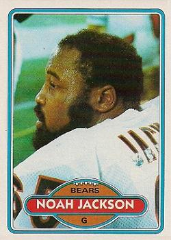 1980 Topps #186 Noah Jackson Front