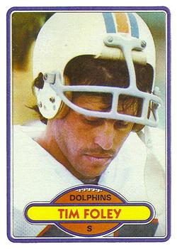 1980 Topps #221 Tim Foley Front