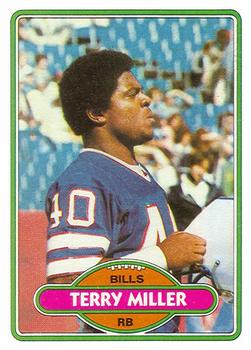 1980 Topps #243 Terry Miller Front