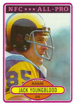 1980 Topps #370 Jack Youngblood Front