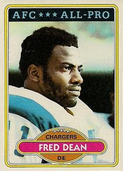 1980 Topps #392 Fred Dean Front
