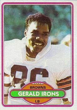 1980 Topps #438 Gerald Irons Front