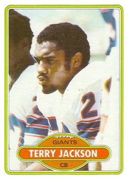 1980 Topps #474 Terry Jackson Front