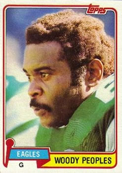 1981 Topps #154 Woody Peoples Front