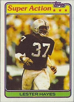 1981 Topps #218 Lester Hayes Front