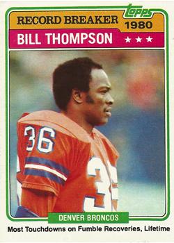 1981 Topps #336 Bill Thompson Front