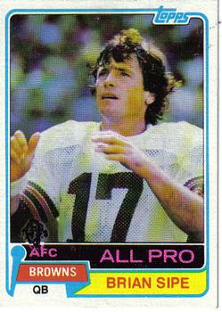 1981 Topps #350 Brian Sipe Front