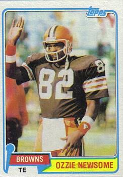 1981 Topps #435 Ozzie Newsome Front