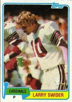 1981 Topps #442 Larry Swider Front