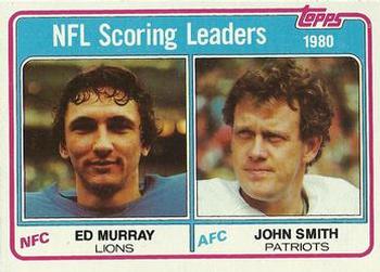 1981 Topps #4 1980 Scoring Leaders (Ed Murray / John Smith) Front