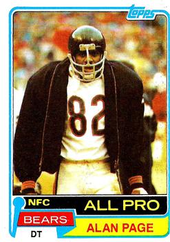 1981 Topps #160 Alan Page Front