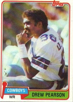 1981 Topps #95 Drew Pearson Front