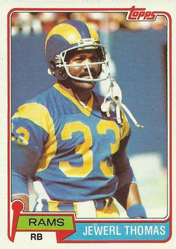 1981 Topps #98 Jewerl Thomas Front