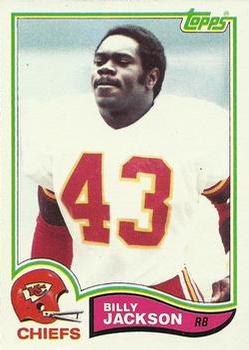 1982 Topps #118 Billy Jackson Front