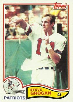 1982 Topps #149 Steve Grogan Front