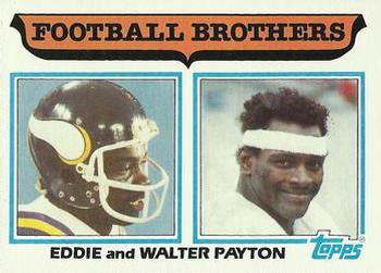 1982 Topps #269 Eddie Payton / Walter Payton Front