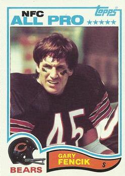 1982 Topps #296 Gary Fencik Front