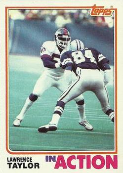 1982 Topps #435 Lawrence Taylor Front