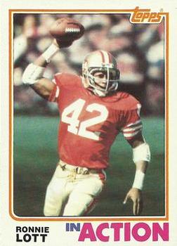 1982 Topps #487 Ronnie Lott Front