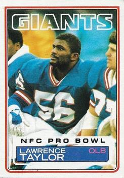1983 Topps #133 Lawrence Taylor Front