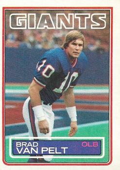 1983 Topps #134 Brad Van Pelt Front