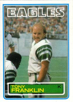 1983 Topps #139 Tony Franklin Front
