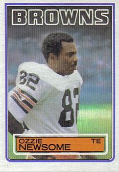 1983 Topps #254 Ozzie Newsome Front