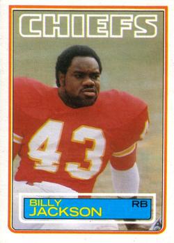 1983 Topps #288 Billy Jackson Front