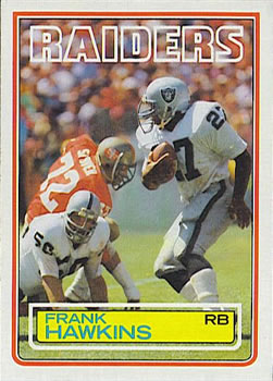 1983 Topps #300 Frank Hawkins Front