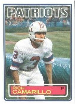 1983 Topps #327 Rich Camarillo Front