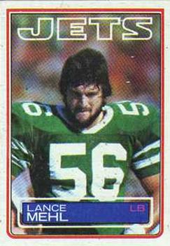 1983 Topps #349 Lance Mehl Front