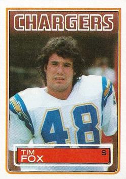 1983 Topps #375 Tim Fox Front