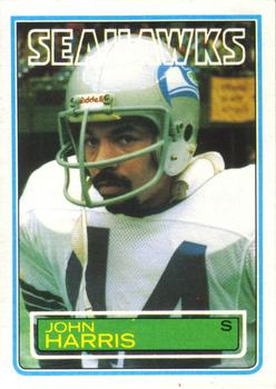 1983 Topps #386 John Harris Front