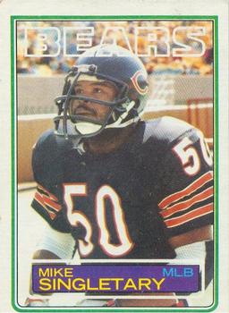 1983 Topps #38 Mike Singletary Front