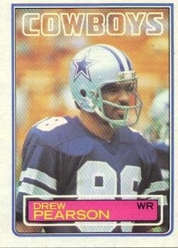 1983 Topps #51 Drew Pearson Front