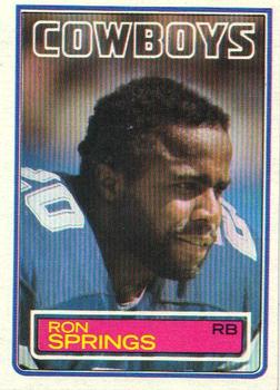 1983 Topps #53 Ron Springs Front