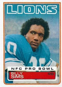 1983 Topps #70 Billy Sims Front