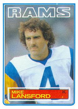 1983 Topps #93 Mike Lansford Front