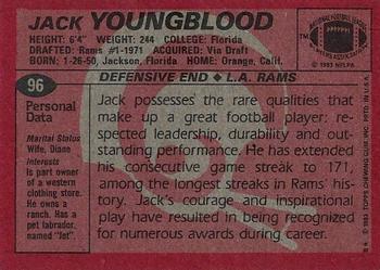 1983 Topps #96 Jack Youngblood Back
