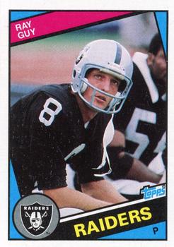 1984 Topps #107 Ray Guy Front