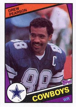 1984 Topps #243 Drew Pearson Front