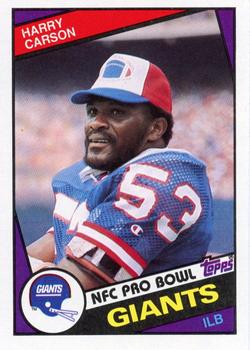 1984 Topps #314 Harry Carson Front