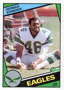 1984 Topps #327 Herman Edwards Front