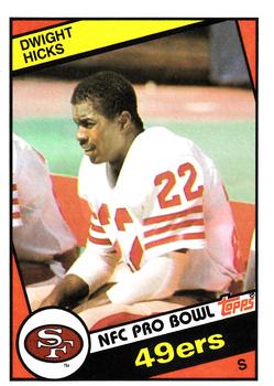 1984 Topps #356 Dwight Hicks Front