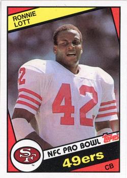 1984 Topps #357 Ronnie Lott Front