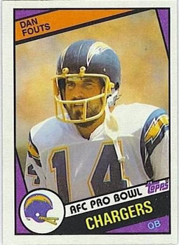 1984 Topps #179 Dan Fouts Front