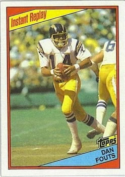 1984 Topps #180 Dan Fouts Front