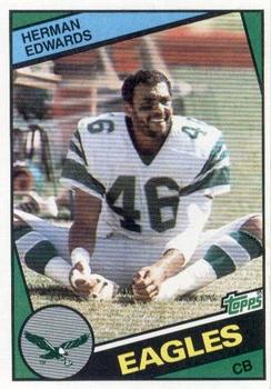 1984 Topps #327 Herman Edwards Front