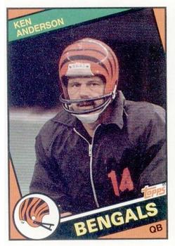 1984 Topps #34 Ken Anderson Front